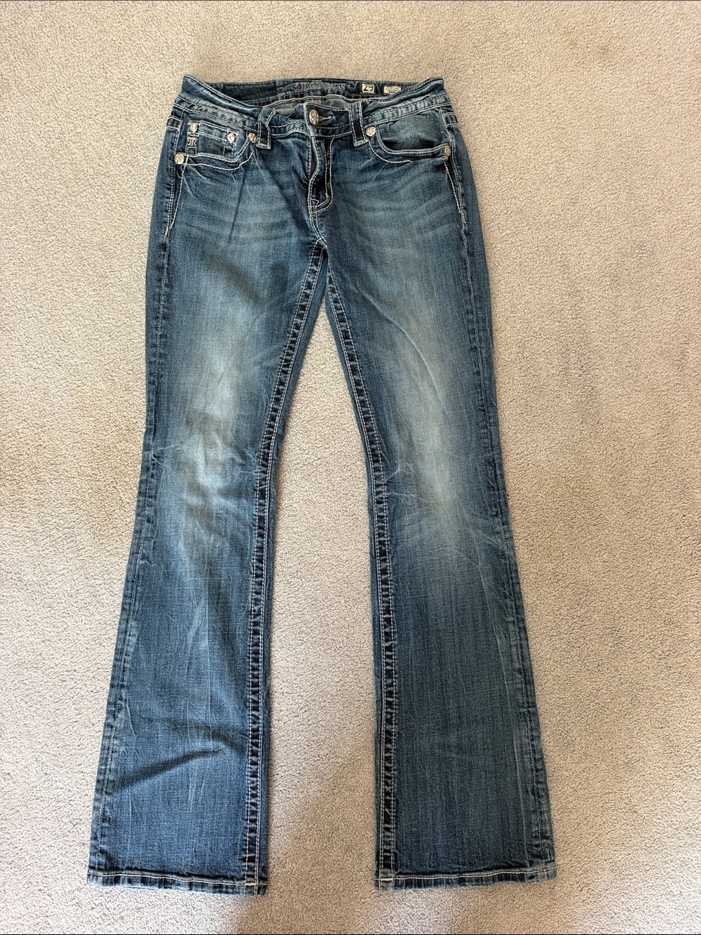 Miss Me Signature Boot 29 Embellished Boot Cut Jeans - Picture 3 of 4